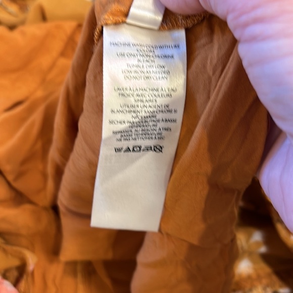 Free People 90s Babydoll Dress | Boho Chic Floral Print Hi-Low Adjustable Waist - Picture 12 of 13